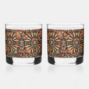 Die zyprische "Aztec Dream"-Rocks-Glasparade Whiskyglas
