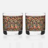 Die zyprische "Aztec Dream"-Rocks-Glasparade Whiskyglas (Rechts)