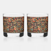 Die zyprische "Aztec Dream"-Rocks-Glasparade Whiskyglas (Links)