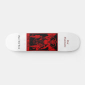 Dieb-Skateboards ist Fuled durch Satan. Skateboard (Horizontal)