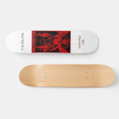 Dieb-Skateboards ist Fuled durch Satan. Skateboard (Horizontal)