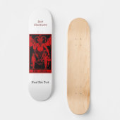Dieb-Skateboards ist Fuled durch Satan. Skateboard (Vorderseite)