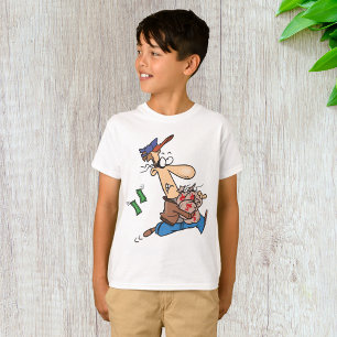 Dieb stiehlt Geld T-Shirt