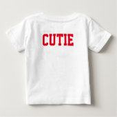 Diebstahl des Herz-Baseball-T-Shirts Baby T-shirt (Rückseite)