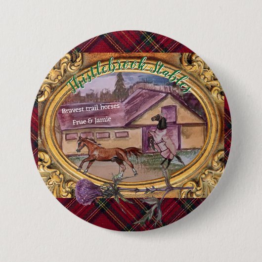 Diebstahl-Riboon Button (Vorderseite)