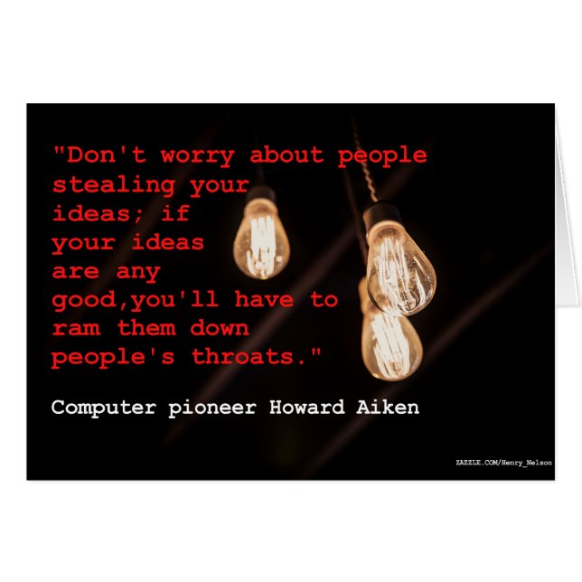 Diebstahl von Ideen (Vorderseite (Horizontal))