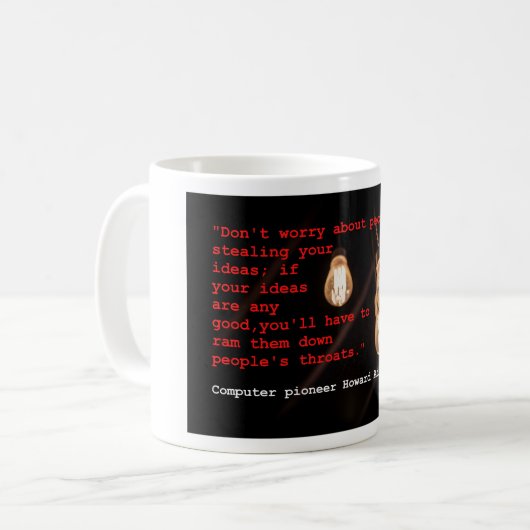 Diebstahl von Ideen Kaffeetasse (Vorderseite Links)