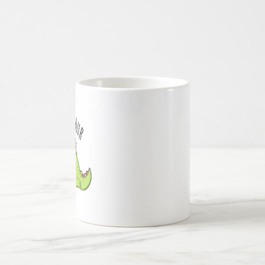 Died-nosaur Funny Dinosaur Puns Kaffeetasse (Mittel)