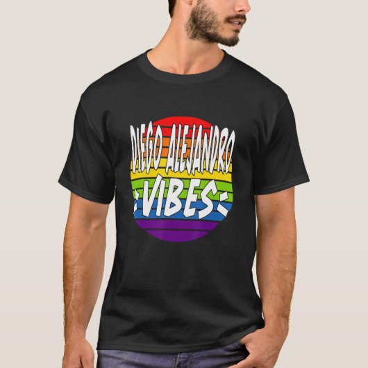 Diego Alejandro Vibes Matching Squad Familienzusam T-Shirt (Vorderseite)