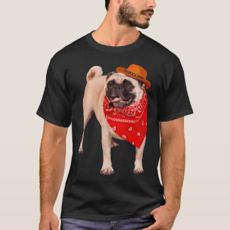 Diego der Mops - Sheriff-Kostüm - Spooky Time Coll T-Shirt