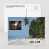 Diego Garcia Postkarte (Vorne/Hinten)