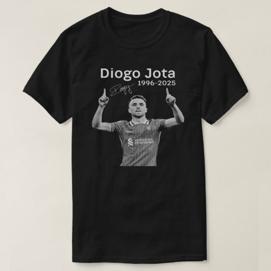Diego Jota in Memory , Diogo R.I.P Shirt, Diogo Le T-Shirt (Design vorne)