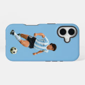 Diego Maradona - Argentinien iPhone 16 Hülle (Rückseite (Horizontal))