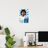 Diego Maradona Poster (Heimbüro)