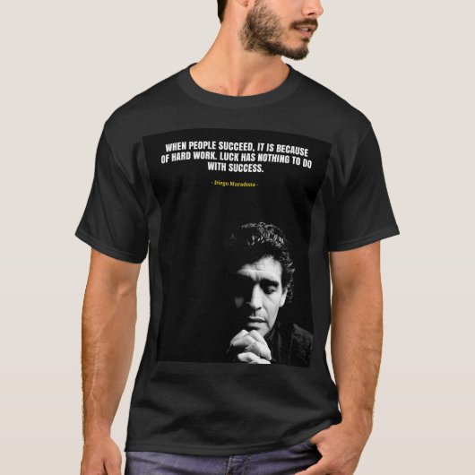 Diego Maradona quotes T-Shirt (Vorderseite)