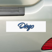 Diego Name blue Aufkleber Sticker Autoaufkleber (Auf Auto)