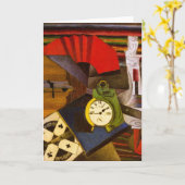 Diego Rivera, Der Wecker, Karte (Gelbe Blume)