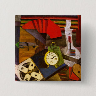 Diego Rivera Der Wecker Surrealismus Kunst Button