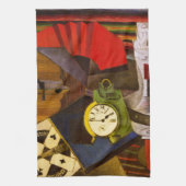 Diego Rivera Der Wecker Surrealismus Kunst Geschirrtuch (Vertikal)