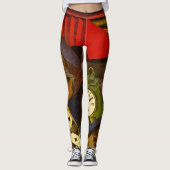 Diego Rivera Der Wecker Surrealismus Kunst Leggings (Vorderseite)