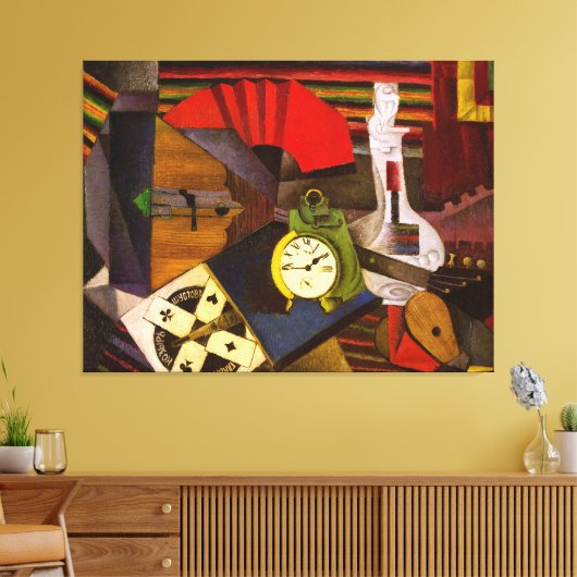 Diego Rivera Der Wecker Surrealismus Kunst Leinwanddruck (Insitu (Wohnzimmer))