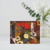 Diego Rivera Der Wecker Surrealismus Kunst Postkarte (Stehend Vorderseite)