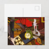 Diego Rivera Der Wecker Surrealismus Kunst Postkarte (Vorne/Hinten)