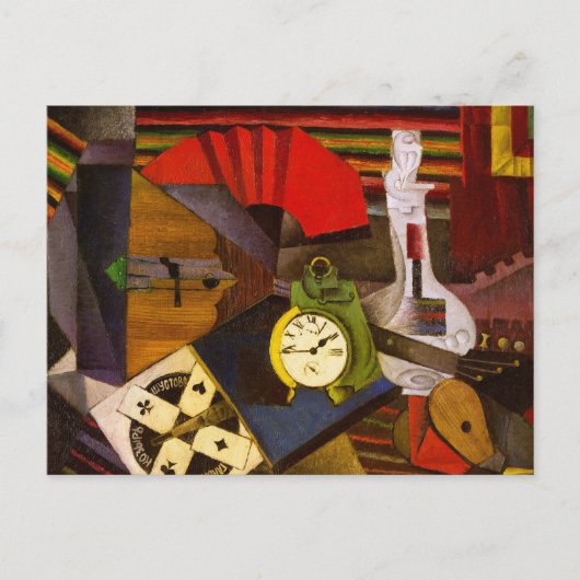 Diego Rivera Der Wecker Surrealismus Kunst Postkarte (Vorderseite)