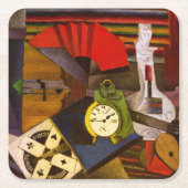 Diego Rivera Der Wecker Surrealismus Kunst Rechteckiger Pappuntersetzer (Vorderseite)