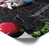 Diego Rivera House of Winds Mural Blue Serpent Poster (Ecke)