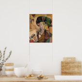 Diego Rivera, Junger Mann mit Füller, Poster (Küche)