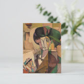 Diego Rivera, Junger Mann mit Füller, Postkarte (Stehend Vorderseite)