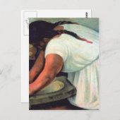 Diego Rivera - La Molendera, 1923 Postkarte (Vorne/Hinten)