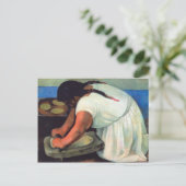 Diego Rivera - La Molendera, 1923 Postkarte (Stehend Vorderseite)