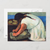 Diego Rivera - La Molendera, 1923 Postkarte (Vorne/Hinten)