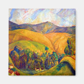 Diego Rivera Landschaft Magnet (Vorne)