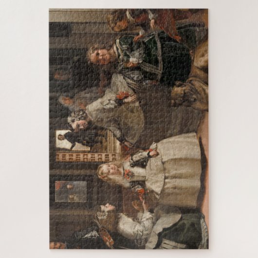 Diego Rodríguez de Silva Velázquez, Las Meninas, Puzzle (Vertikal)