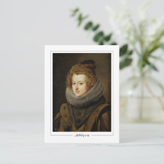 Diego Velázquez #119 - Fine Art Postcard Postkarte (Stehend Vorderseite)
