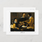 Diego Velázquez #154 - Fine Art Postcard Postkarte (Vorne/Hinten)