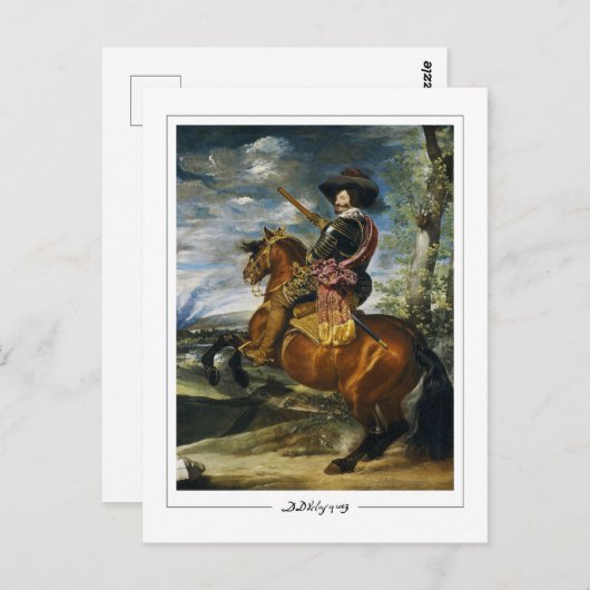 Diego Velázquez #52 - Fine Art Postcard Postkarte (Vorne/Hinten)