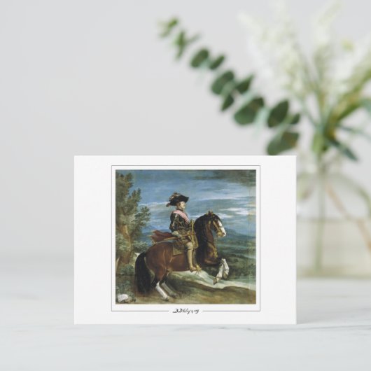Diego Velázquez #91 - Fine Art Postcard Postkarte (Stehend Vorderseite)