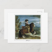 Diego Velázquez #91 - Fine Art Postcard Postkarte (Vorne/Hinten)