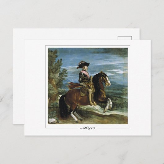 Diego Velázquez #91 - Fine Art Postcard Postkarte (Vorne/Hinten)