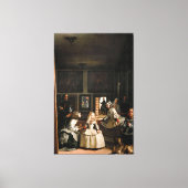 Diego Velázquez - Las Meninas (1656) Leinwanddruck (Vorderseite)