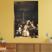 Diego Velázquez - Las Meninas (1656) Leinwanddruck (Insitu (Wohnzimmer))
