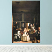 Diego Velázquez - Las Meninas (1656) Leinwanddruck (Insitu (Holzboden))
