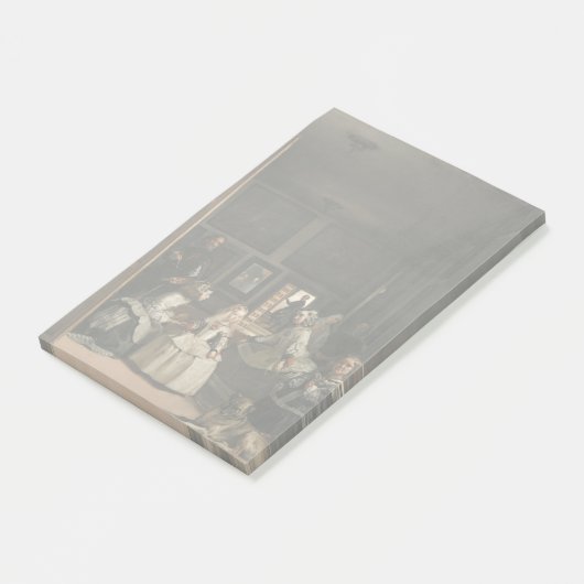 Diego Velazquez Las Meninas Post-it Klebezettel (angewinkelt)