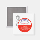 Diejenigen, die 2 unterrichten können magnet (Vorderseite/Rückseite)