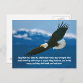 Diejenigen, die auf den Herrn warten Postkarte (Vorne/Hinten)