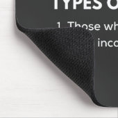 Diejenigen, die aus Inkomplet-Daten extrapolieren Mousepad (Ecke)